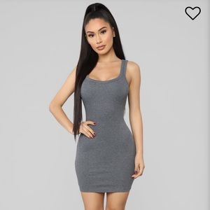COPY - Brand new fashion nova mini dress in grey